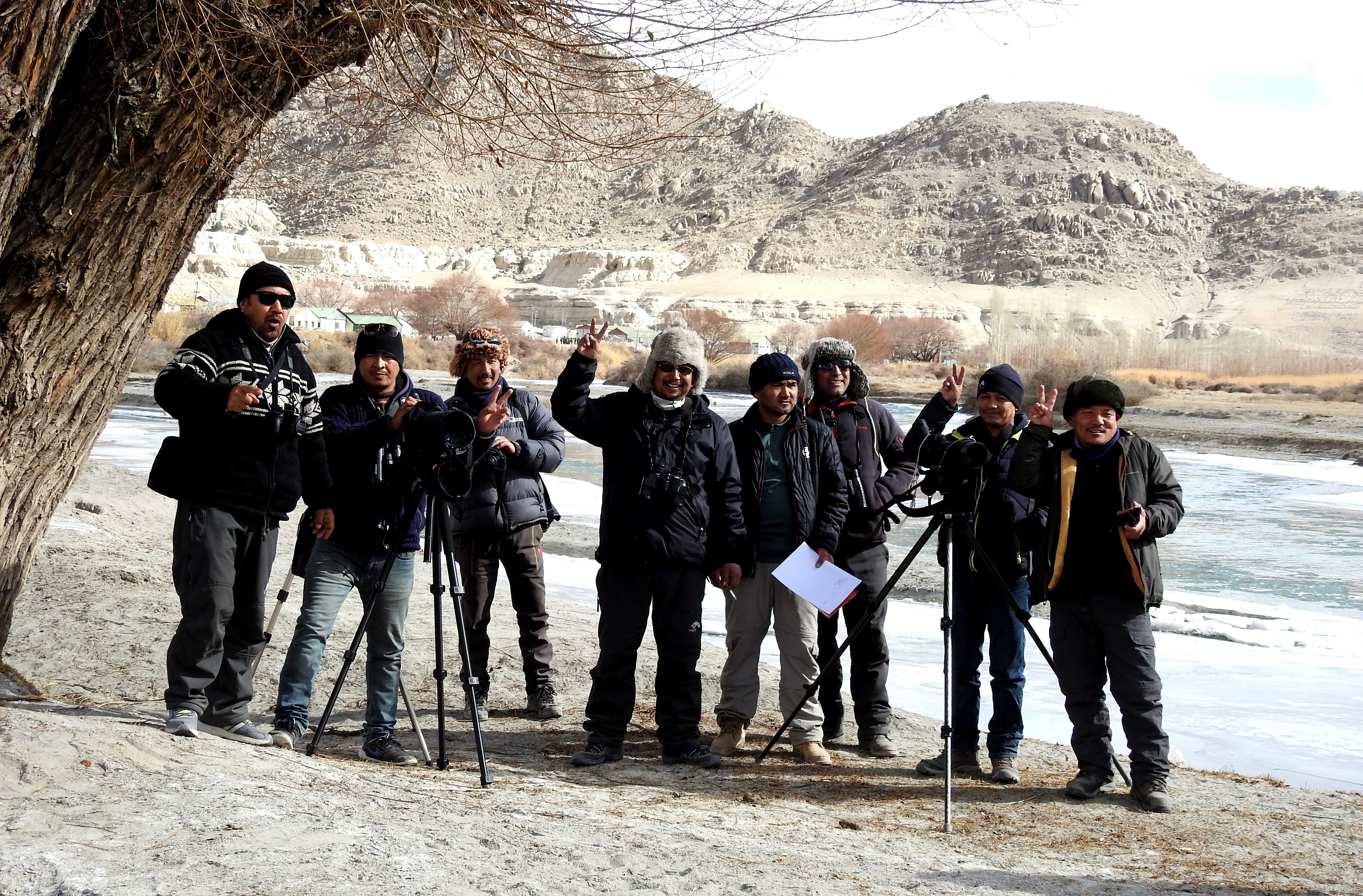 Birding in Ladakh an initiative by the founder members of Wildlife Conservation and Birds Club of Ladakh (WCBCL) for locals have done wonders in creating awareness about birds and conservation work in Ladakh.